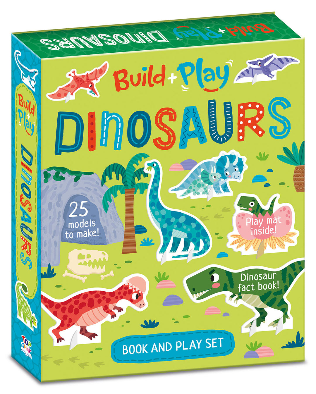 Cover image for Build and Play Dinosaurs ISBN 9781801056243